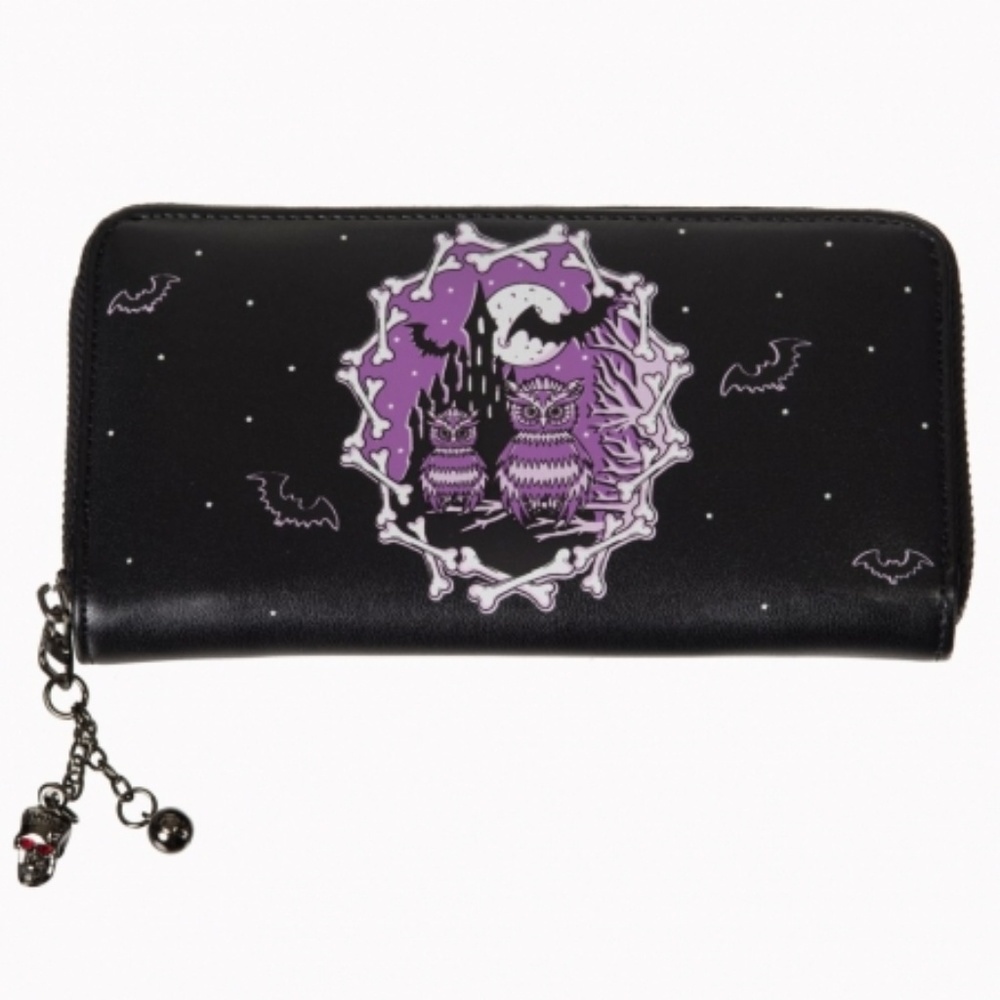 Banned Apparel Secret Obsession Wallet Owls Bats